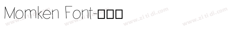 Momken Font字体转换